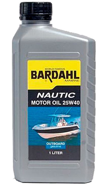 Bardahl motorolie in/outb nautic 25w-40  1ltr.